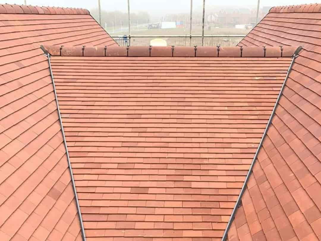 This is a photo of a new build roof installed in Ashford Kent. All works carried out by Ashford Roofing Services based in KENT